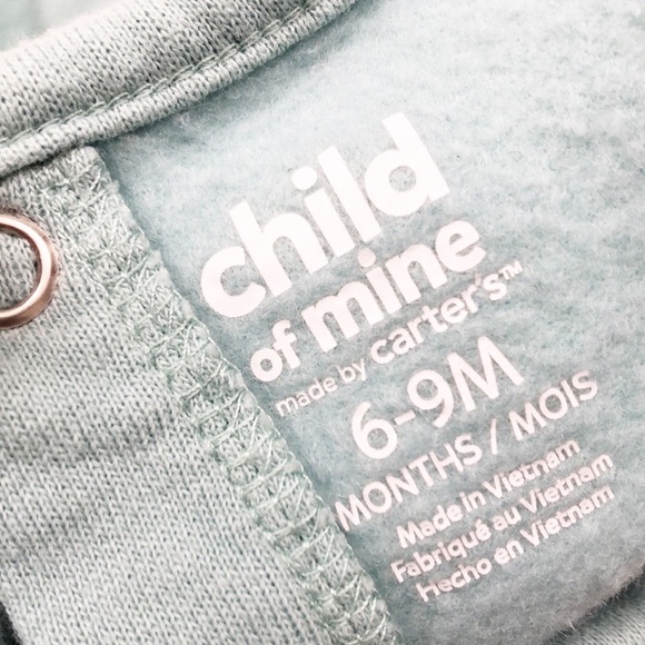 Carter's Little Sister mint long sleeve sweater - Picture 3 of 4